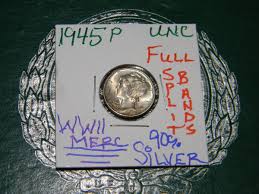 Ungraded 1945 Year Mercury Dimes (1916-1945) for sale | eBay