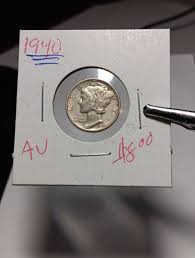 1940 MERCURY DIME /AU Choice F/224 | eBay