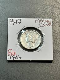 1942 Mercury Silver Dime Gem BU Uncirculated MS++ Coin ...