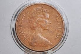 Fiji 2 Cent Coins - UK Issue Fiji Coins - 60s, 70s, 80s ...