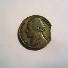 Error Coin / 1944 P Jefferson Nickel / Large Curved Clipped Area / WW2 Silver Coin / Very Collectible Error Coin / Great Gift Item - Etsy