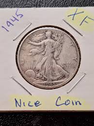 1945 Walking Liberty Silver Half Dollar, Low Mintage - Etsy