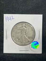 Sold at Auction: 1942 Walking Liberty Half Dollar Coin