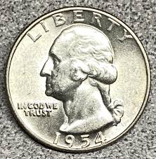 1954 Washington Silver Quarter - Uncirculated | eBay