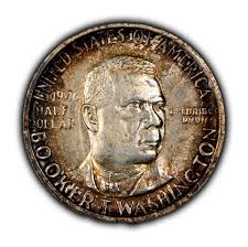 1946 50c Booker Washington Commemorative Half Dollar ...