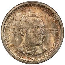1946 Booker T. Washington Silver Commemorative Half ...