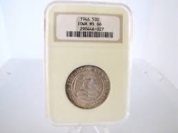 1946 IOWA 50c NGC MS66 EARLY RELEASE SERIAL NO. 290446-027 ...