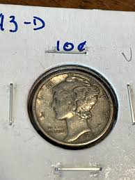 1943 - D Mercury Dime VF | eBay
