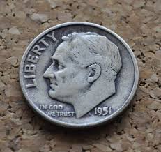 1951 Pds Roosevelt Silver Dimes - Choose Mint And Grade ...