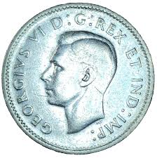 1947 Canada 80% Silver 10 Cents Circulated Dime With Maple ...