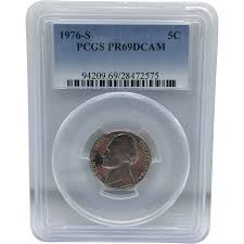 1976 (S) Deep Cameo Nickel PR69. For Sale at Ruby Lane