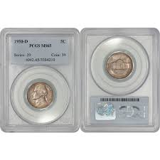 1950-D Jefferson Nickel - PCGS MS 65 - Gem Uncirculated