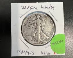 1944-S | Walking Liberty | Silver | Half Dollar | Fine | #5014 - Etsy