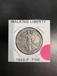 1943-P | Walking Liberty | Silver | Half Dollar | Fine | #5019 - Etsy