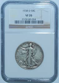 VF 35 Graded 1938 Year Liberty Walking Half Dollars (1916-1947) for sale | eBay