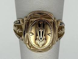 10k Yellow Gold Masonic Ring