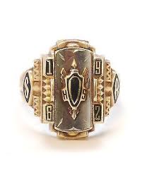 Men's Vintage Jostens 1962 "SOR" Highschool Class Ring in 10K Two Tone Gold | #536885802