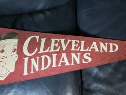 Vintage Cleveland Indians Pennant Maroon | eBay
