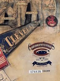 NEW Cleveland Indians Game Face Scorebook Magazine Final ...