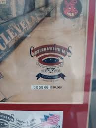 Cleveland Indians Framed 1993 Program | eBay