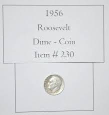 1956 Roosevelt Dime, # 230, Roosevelt Dimes, Dimes, Vintage Dimes, Old Coins, Coins, Collectables, Collectable Coins, Antiques, Rare Coins - Etsy