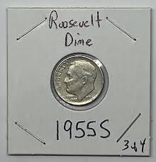 1955 S Roosevelt Silver Dime San Francisco Mint Estate Coin You Grade 3of4 | eBay