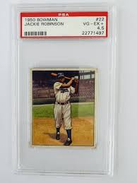 1950 Bowman Jackie Robinson PSA 4.5 VG-EX~ Invest Now | eBay