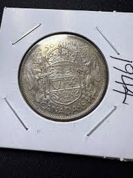 1944 Canada Silver 50 Cent (half Dollar) Coin - Etsy