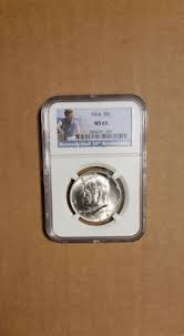 1964 P Kennedy Half Dollar NGC MS 65 Gem 90% silver 50 cent ...