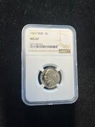 Las mejores ofertas en MS 67 clasificado 1967 Jefferson de ...