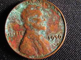 To Clean The Green on a 1956 RED wheat penny or leave it? And tips about cleanin plz | Coin Talk