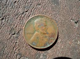 1943 Steel Lincoln Cent, 1943 Silver Alloy Jefferson Nickel, 1941 Lincoln Cent - Four Bees