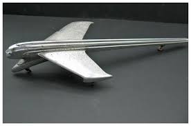 Vintage 1950 Pontiac Hood Ornament Chieftain Silver Stretch ...