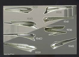 BUICK AUTOMOBILE CAR HOOD EMBLEM I.D. ADVERTISING POSTCARD ...