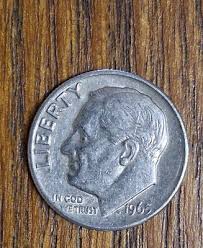 1965 Dime-No MM & Missing -J- in Designer's initials on OBV ...
