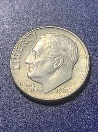 1960 D US Roosevelt Dime 10 Cents Silver Coin | eBay