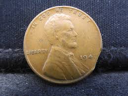 Sold at Auction: 1941 Lincoln Cent - Clipped Planchet Error Coin