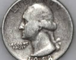 1948-S Washington Quarter 90% Silver as Shown [SN01] - Etsy