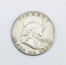 1951 Half Dollar Franklin Liberty 900 Silver Coin.