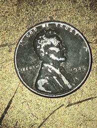 1943 SILVER STEEL LINCOLN WHEAT PENNY NO MINT MARK MAGNETIC ...