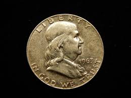 1963 D Franklin Silver Half Dollar #B - Etsy