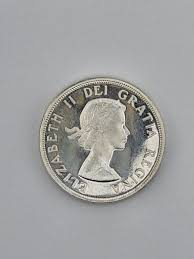 1963 Canada Silver $1 Dollar - 80% Silver - Great Condition ...