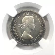 1957 CANADA Silver 25 CENTS NGC MS-63 - Old Pueblo Coin