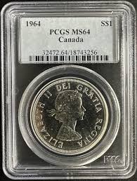 Canada - 1964 Silver Dollar - PCGS MS64 - LUSTROUS & PROOF ...