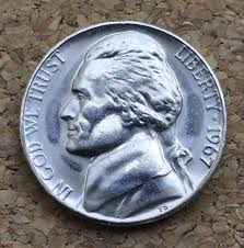 1967 Jefferson Nickel - BU (uncirculated) Condition - Full Mint ...