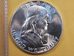 Gem Brilliant Uncirculated 1953 S Franklin Half Dollar