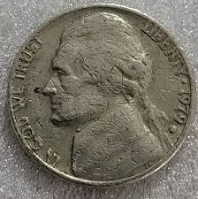 1979 D Jefferson Nickel Filled "D" Mintmark Error Variety ...