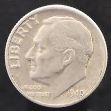 1949 D Roosevelt Dime - XF (US720) | eBay