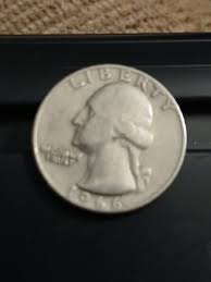 1966 QUARTER ,RARE GOOD CONDITION, NO MINT MARK, ERRORS ...