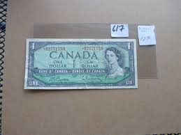 CANADA BANKNOTE 1954 ONE DOLLAR REPLACMENT NOTE ASTERIX NO617 | eBay